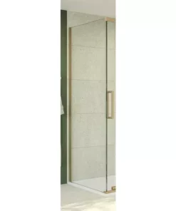 Crosswater Optix 10 Brushed Brass Side Panel for Sliding Door