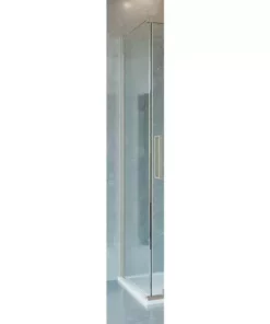 Crosswater Optix 10 Brushed Stainless Steel Side Panel for Sliding Door
