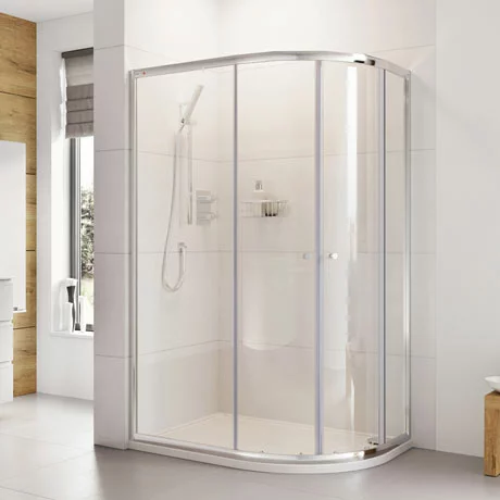 Roman Haven 1900mm Two Door Offset Quadrant Shower Enclosure 1 Roman Haven 1900mm Two Door Offset Quadrant Shower Enclosure