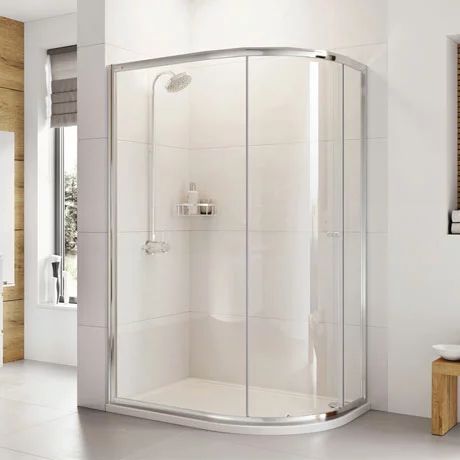 Roman Haven 1900mm One Door Offset Quadrant Shower Enclosure 1 Roman Haven 1900mm One Door Offset Quadrant Shower Enclosure