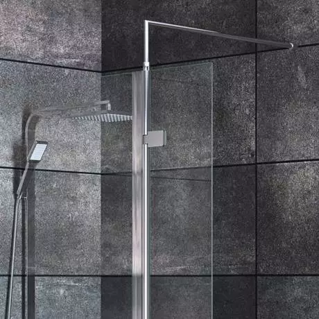 Nova 1400 x 900 Wet Room (800mm Screen, Return Panel + Tray) 4 Nova 1400 x 900 Wet Room (800mm Screen, Return Panel + Tray) - Image 4