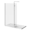 Nova 1700 x 800 Wet Room (1000mm Screen, Return Panel + Tray)