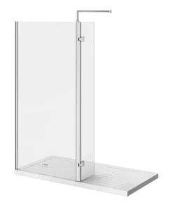 Nova 1700 x 800 Wet Room (1000mm Screen, Return Panel + Tray)