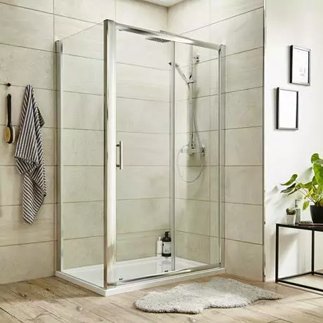 Toreno 8mm Sliding Shower Door - Easy Fit 2 Toreno 8mm Sliding Shower Door - Easy Fit - Image 2