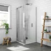 Newark 800 x 800mm Bi-Folding Shower Enclosure + Pearlstone Tray