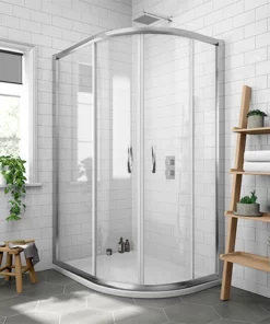 Newark RH Offset Quadrant Enclosure + Pearlstone Tray (Various Sizes)