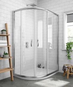 Newark Offset Quadrant Shower Enclosure Only (Easy Fit - Various Sizes)